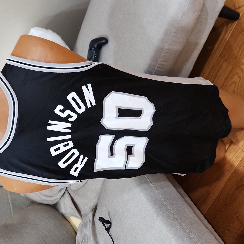 David Robinson Spurs Champion Large 44 Jersey - Picture 11 of 15